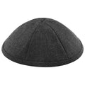 Black Burlap Kippah