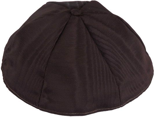 Brown Moiré Kippah