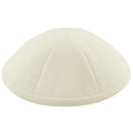 Ivory Burlap Kippah