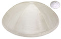 Ivory Raw Silk Kippah