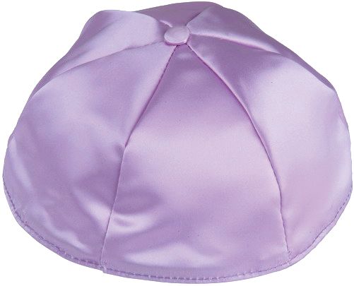 Lavender Satin Kippah