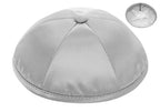 Medium Grey Deluxe Satin Kippah