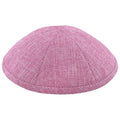Pink Burlap Kippah