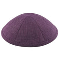Purple Burlap Kippah