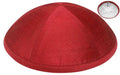Red Raw Silk Kippah