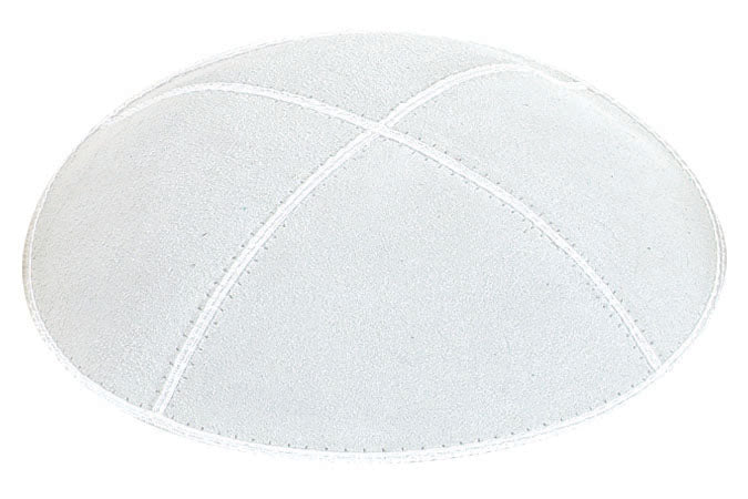 White Suede Kippah)