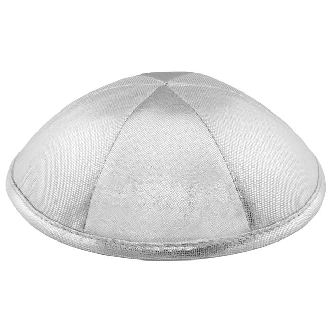 Silver Lame Deluxe Kippah
