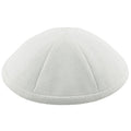White Burlap Kippah