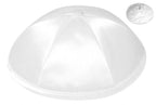 White Deluxe Satin Kippah